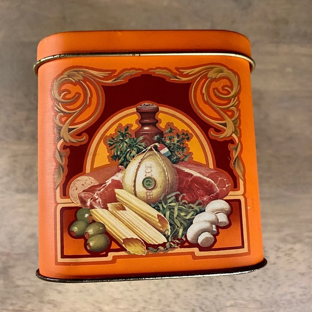 RAGU Recipes Tin Vintage 80s Metal Box Made In England Empty 6